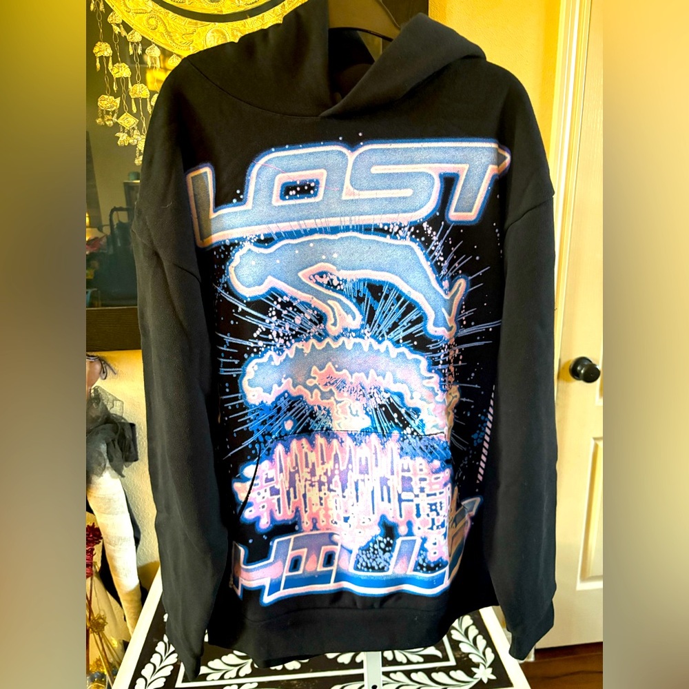 Lost Escape Your Body Black Graphic Sweater